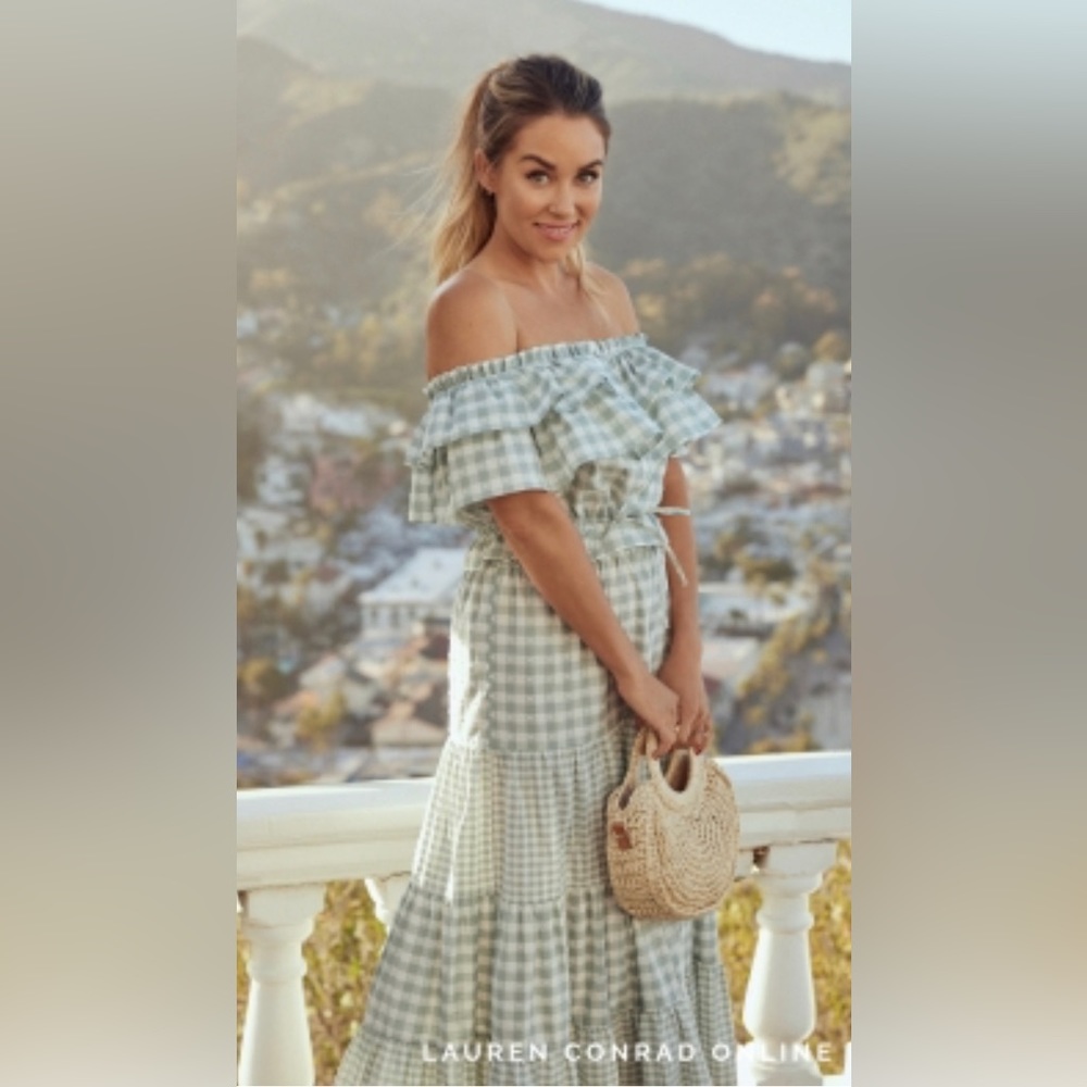 LC Lauren Conrad two- piece top with skirt
